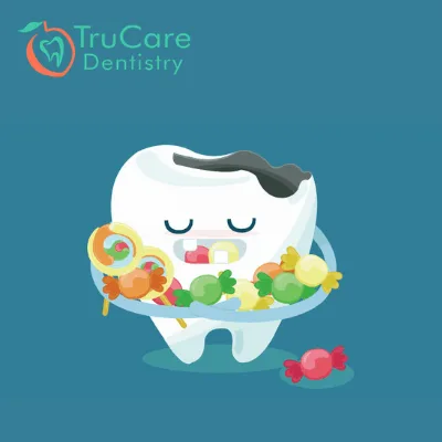 An unhealthy lifestyle affects oral health