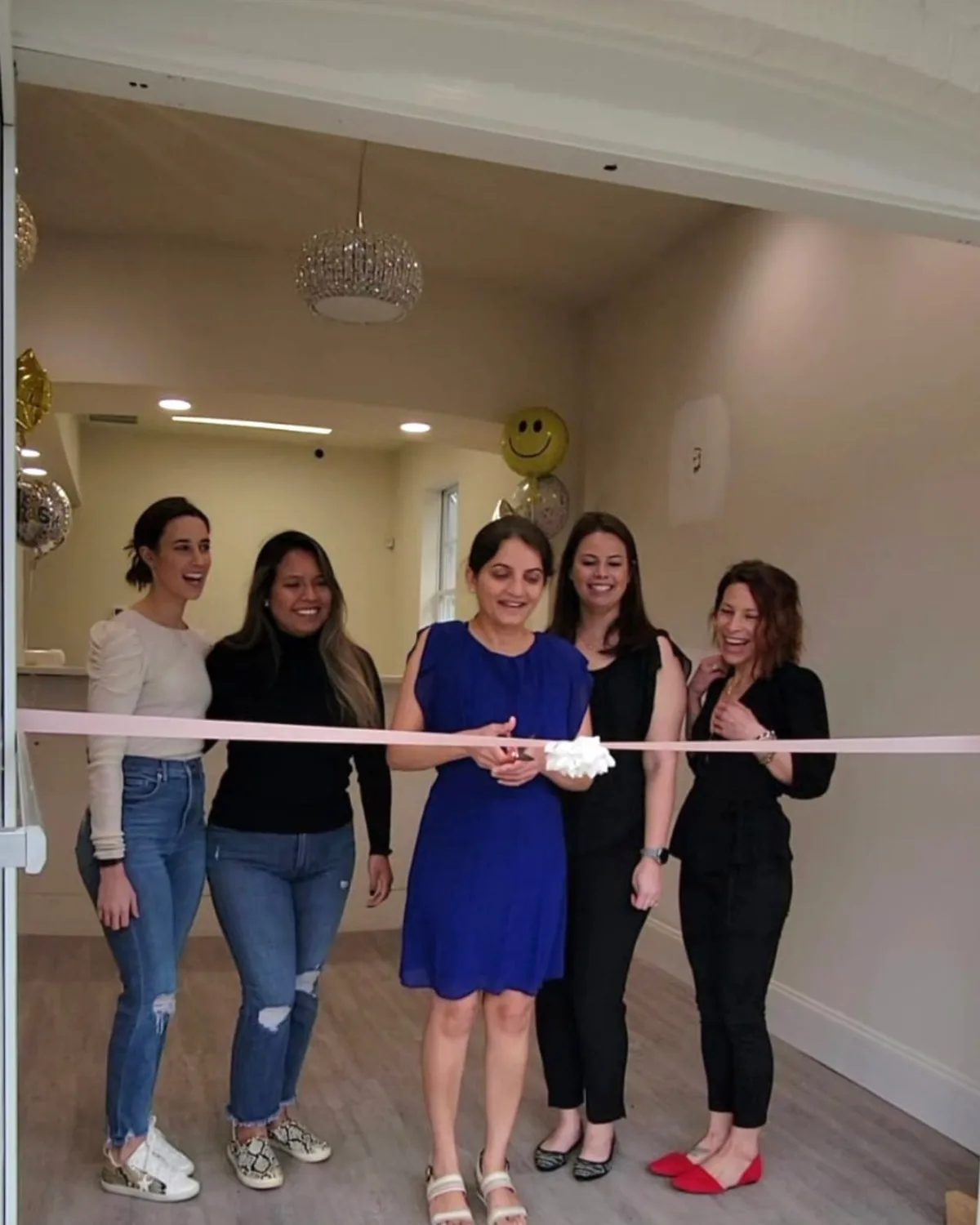 TruCare Dentistry Roswell grand opening ribbon cutting in 2016